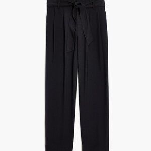 Madewell Drapey Paperbag Pants True black size 6